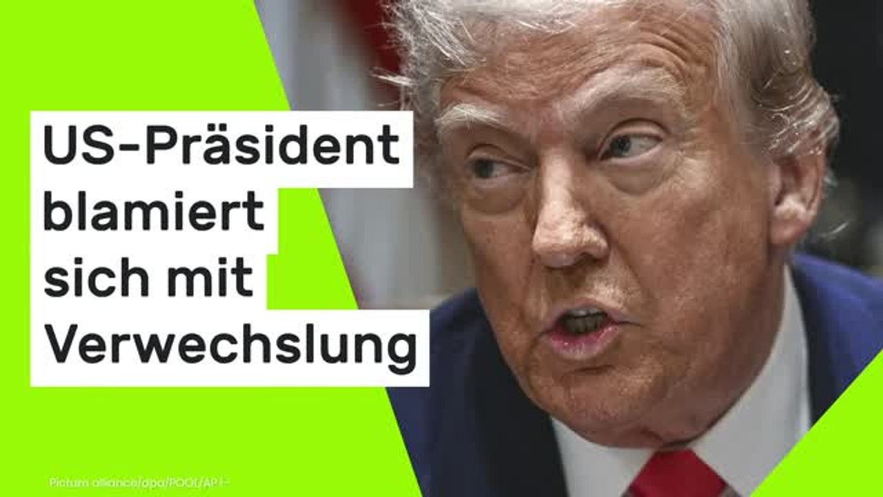 US-Präsident blamiert sich mit Verwechslung