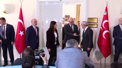 MHP Genel Başkanı Bahçeli, DEM Parti heyetini kabul etti