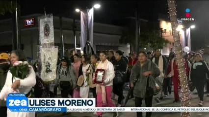 Miles de peregrinos llegan a la Basílica de Guadalupe