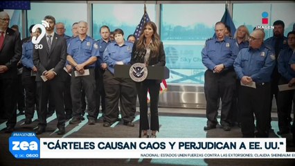 Kristi Noem respalda sus políticas en contra de los cárteles mexicanos