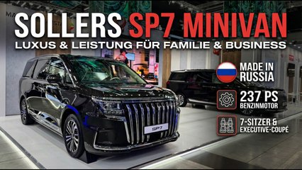 Sollers SP7 Minivan 2023: Der neue russische Allrounder auf dem Markt