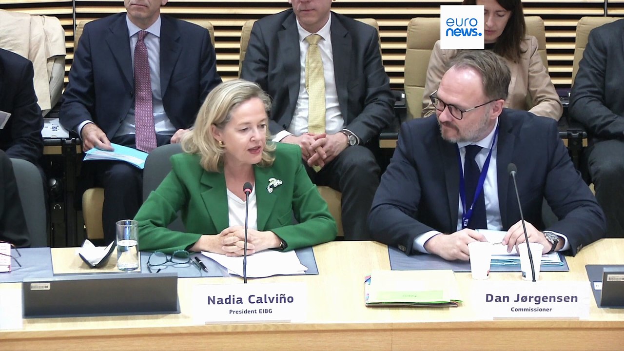 "L'unità dell'Europa è la nostra forza", dice la presidente della Banca europea per gli investimenti Calviño a Euronews