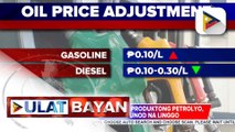Dagdag-bawas sa presyo ng produktong petrolyo, inaasahan sa susunod na linggo