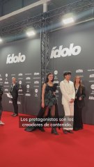 En la alfombra roja de los premios Ídolo: “En el mundo de los influencers es lo más top ahora mismo”