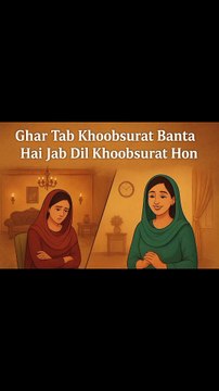 Ghar Tab Khoobsurat Banta Hai Jab Dil Khoobsurat Hon