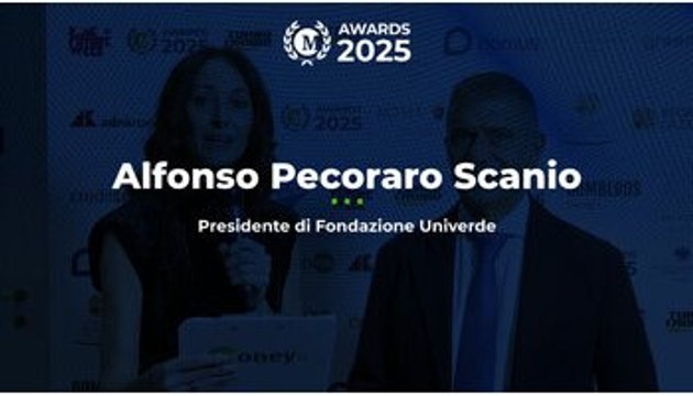Alfonso Pecoraro Scanio, Presidente Fondazione Univerde, ai Money Awards 2025