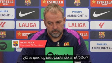 Flick reflexiona sobre la poca paciencia con Xabi Alonso