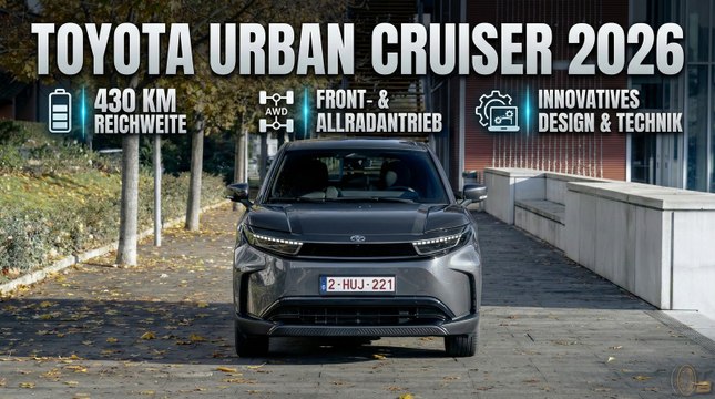 Toyota Urban Cruiser: Vollelektrisches SUV mit 10 Jahren Batterie-Garantie