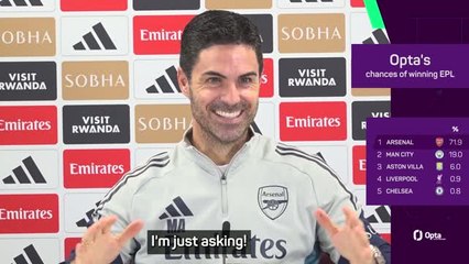 Does Arteta love the Opta Supercomputer?