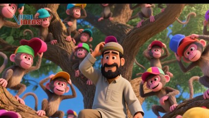 The Clever Pathan and the Mischievous Monkeys – Kids Urdu Story