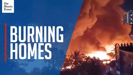 Fire hits residential area in Mandaluyong