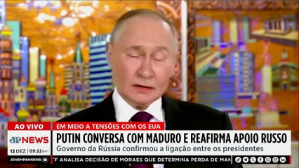 Putin liga para Maduro e promete apoio contra intervenção dos EUA