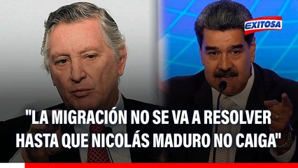 Exembajador Carlos Pareja: "La migración no se va a resolver hasta que Nicolás Maduro no caiga"