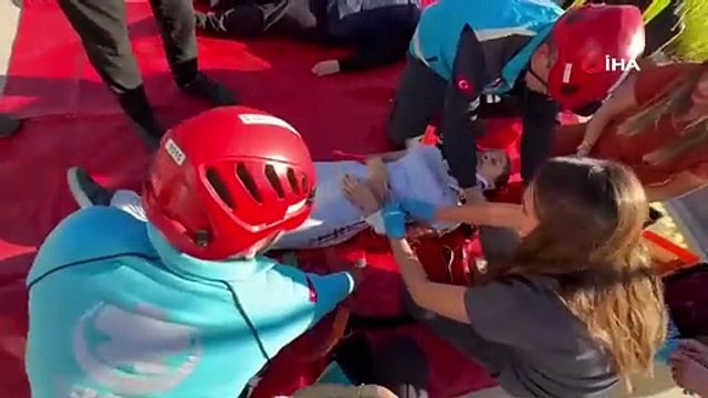 Marmaris Devlet Hastanesi’nde gerçeğini aratmayan tatbikat