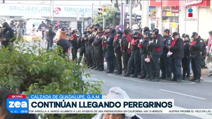 Así se encuentra en estos momentos la Basílica de Guadalupe