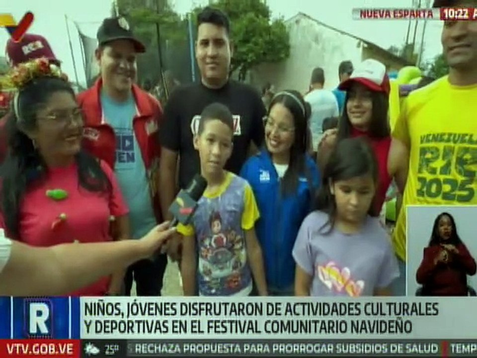 Nueva Esparta |  Desarrollan actividades recreativas llenas de diversión y alegría a los niños