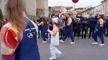 Il passaggio della fiamma olimpica da Prato