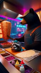 POV: You’re drunk at 2AM and THIS is your shawarma guy 😅#ai #sora2 #viralshorts