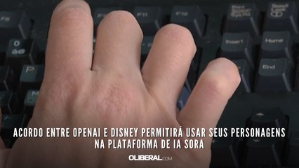 Acordo entre OpenAI e Disney permitirá usar seus personagens na plataforma de IA Sora