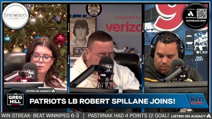 Robert Spillane joins #live and is fired up for this weekend at Gillette! "Hungry. Not satisfied" Can this defense still improve?
