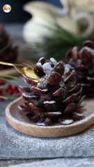 Piñas navideñas de brownie de chocolate: el postre fácil y original que conquista en navidad