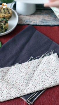 Flanes salados de espinacas y champiñones