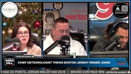 Snow for the game? Chief Meteorologist 7NEWS Boston Jeremy Reiner Joins! Curtis vs. Reiner!