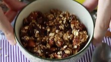Como fazer granola express na airfryer, super crocante