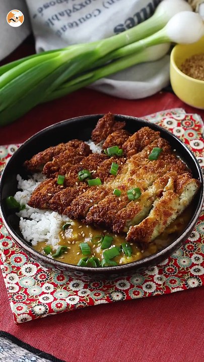 Katsu curry vegetariano: melanzane impanate con panko giapponese