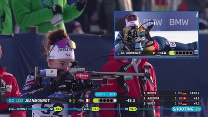 Le résumé du sprint de Hochfilzen remportée par Lou Jeanmonnot - Biathlon - Coupe du monde (F)
