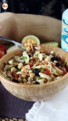 Insalata di ceci con baccalà: la ricetta fresca, leggera e gustosa