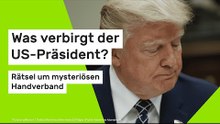 Donald Trump schwer krank?: Rätsel um mysteriösen Handverband - was verbirgt der US-Präsident?
