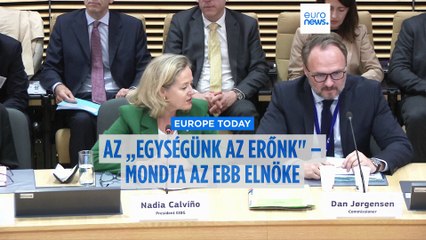 "Európa egysége az erősségünk" - mondta Calviño, az Európai Beruházási Bank vezetője az Euronewsnak