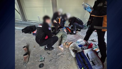 충남 공주 물류창고 신축 공사장서 추락...60대 중상 / YTN