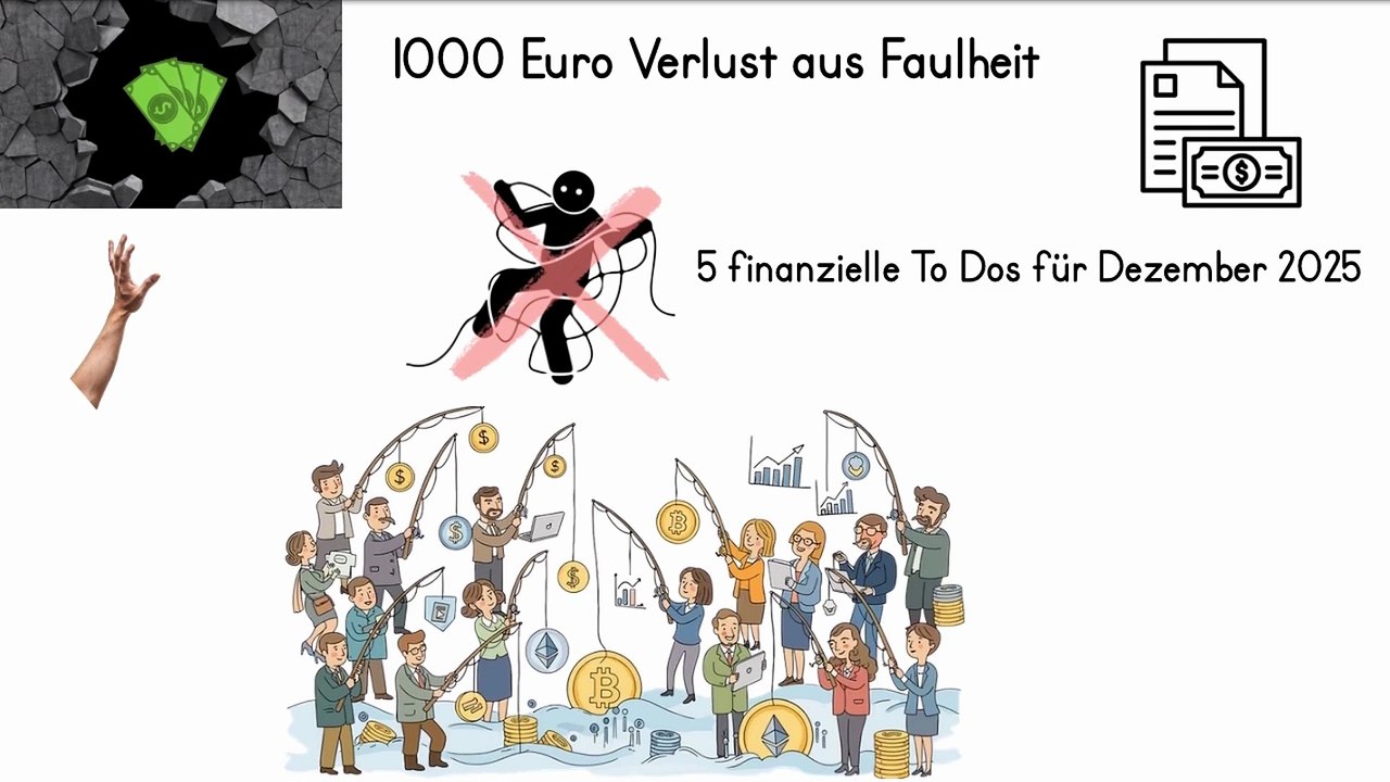 5 Finanz-To-Dos, die du noch 2025 erledigen MUSST - 1000€ CHANCE!