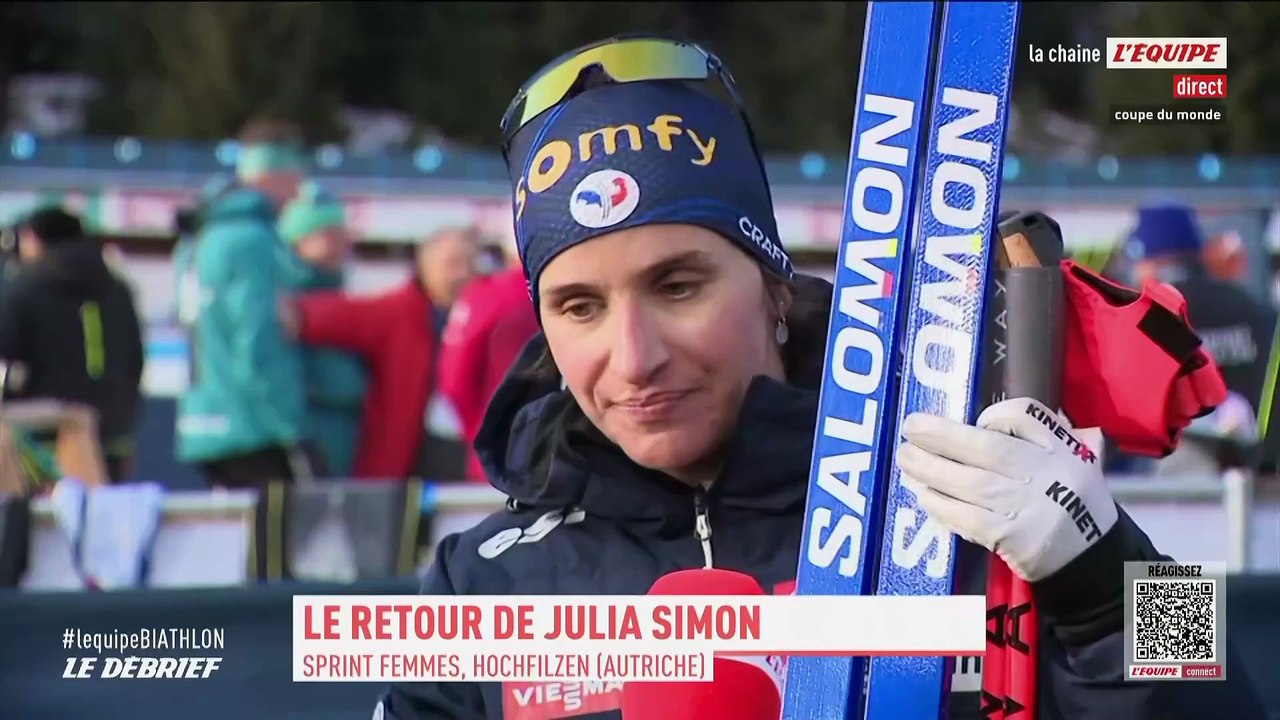 Julia Simon « Il y a du positif, je me sens soulagée aujourd'hui » - Biathlon - Coupe du monde