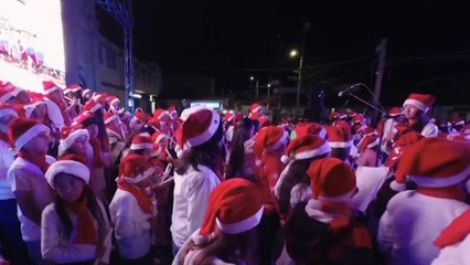 1.300 niños campesinos buscan romper un récord Guinness en Boyacá