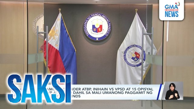 Reklamong plunder atbp, inihain vs VPSD at 15 opisyal ng OVP at DepEd dahil sa mali umanong paggamit ng P612.5M confi funds | Saksi