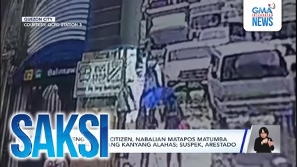 Babaeng senior citizen, nabalian matapos matumba nang hablutin ang kanyang alahas; suspek, arestado | Saksi