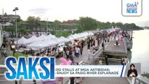 Iba't ibang food stalls at mga aktibidad, puwedeng ma-enjoy sa Pasig River Esplanade | Saksi