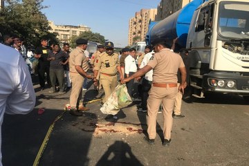 Video: अनुपम ब्रिज के पास बस की टक्कर से दुपहिया वाहन चालक की मौत