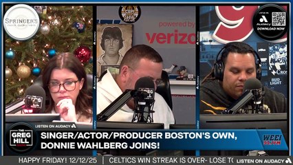 Singer/Actor/Producer, Boston sports stan, THE Donnie Wahlberg joins live!