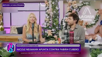 Todo mal entre Nicole Neumann y Fabian Cubero