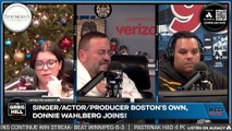 Singer/Actor/Producer, Boston sports stan, THE Donnie Wahlberg joins live !