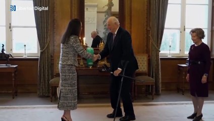 María Corina Machado se reúne con la familia real noruega tras llegar a Oslo