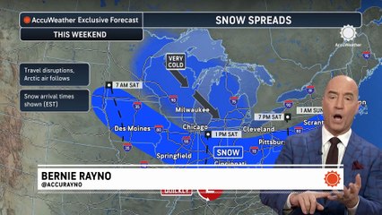 First accumulating snow and coldest air of the season to impact I-95 corridor this weekend