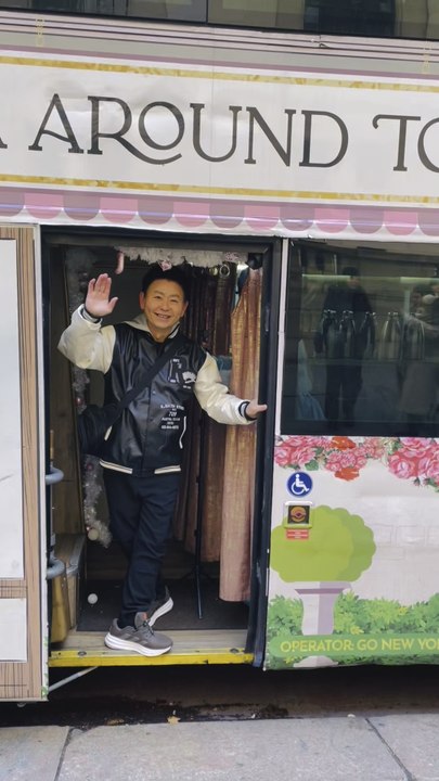 Nelson Wang, a resident of Roosevelt Island, brought joy all the way from Rockefeller Center to Bryan Park in Manhattan. This video was shot on December 11, 2025.