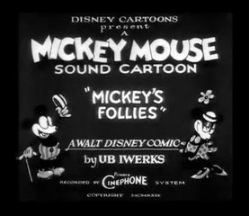 Mickey Mouse - As Loucuras de Mickey (1929)