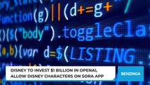 Disney Invests In OpenAI
