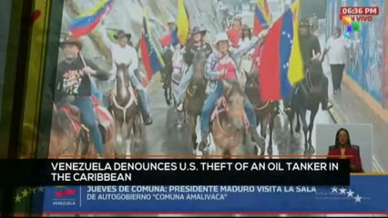 FTS 12:30 12-12: Venezuela denounces U.S. theft an oil tanker in the Caribbean